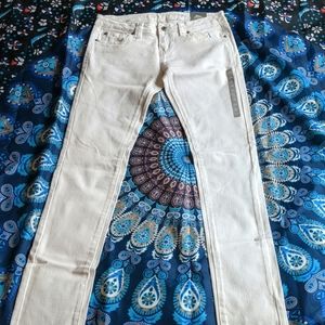 Blue Asphalt white jeans size 9 Long